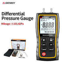 SNDWAY Differential Pressure Gauge Handheld LCD Digital Dual-port Pressure Gauge Differential Pressure Gauge Tester SW-512 2024 - buy cheap