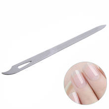 Nail Art File Rod Stainless Steel Double Sides Buffer Grinding Finger Cuticle Remover Polish Acrylic Gel Manicure Pedicure Tools 2024 - buy cheap