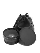Lente macro de ângulo amplo para câmera, lente de 0.45x49mm 52mm 55mm, para canon eos nikon para sony, acessórios de lentes 2024 - compre barato