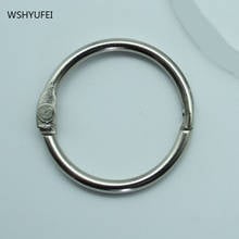 Metal Curtain Rings Curtain Open Rings Sliding Hook Rings Curtain clasp Card ring book Hanging rings Live buckle snap Keychain 2024 - buy cheap