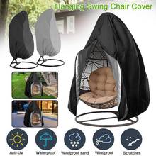 Outdoor Swing Eggshell Chair Dust Cover Garden Weave Hanging Egg Chair Seat Cover Anti-UV Waterproof Home Hanging Organizer 2024 - buy cheap