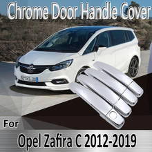 Декоративные Хромированные наклейки для Opel Vauxhall Zafira C Tourer 2012 ~ 2019 2024 - купить недорого