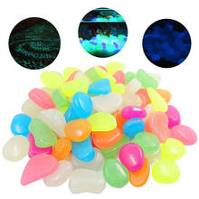 50 Pcs Kids Toys Glow in Dark Pebbles Glow Stones Rocks House Room Tent Walkway Garden Aquarium Fish Tank Light Luminous Stones 2024 - buy cheap