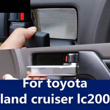 Car Styling Inner Door Handle Cover Door Bowl Frame Trim Sticker Protective sequins Accessories For toyota land cruiser lc200 2024 - buy cheap