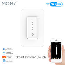 Moes US WiFi Smart Light Dimmer Switch Smart Life/Tuya APP Compatible with Alexa Google Home for Voice Control,No Hub Required 2024 - buy cheap