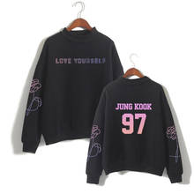 jung kook 97 loveyourself bangtan sweatshirt love yourself Women's sweatshirt harajuku kpop bangtan 2024 - buy cheap