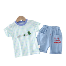 New Summer Baby Girl Clothes Children Boys Striped T-Shirt Shorts 2Pcs/Sets Toddler Sport Casual Costume Outfits Kids Tracksuits 2024 - buy cheap