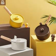 New Xiaomi Youpin Solista LINE FRIENDS Mini Milk Pot Non-Stick Coating Multi color  for Frying and Stewing 2024 - buy cheap