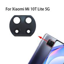 Lente de Cristal de cámara trasera para Xiaomi Mi 10T Lite Mi 10T Pro, cristal con pegatina adhesiva de pegamento, piezas de repuesto, 5 unids/lote 2024 - compra barato