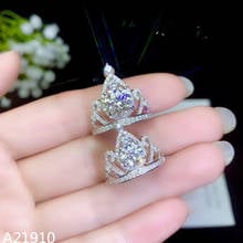 KJJEAXCMY Fine Jewelry 925 Sterling Silver Inlaid Female Mo Sang Diamond ring  new Exaggeration nm 2024 - buy cheap