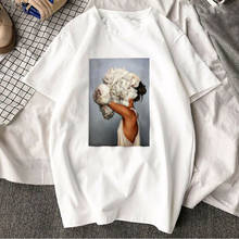 Camisetas femininas, manga curta, de versão, modelo 2020, várias cores, camiseta para mulheres, roupa feminina de verão, com estampas 2024 - compre barato