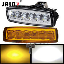 JALN7-faro Led para motocicleta todoterreno, lámpara antiniebla de 30W, 12D, 6 pulgadas, 5000LM, ATV, UTV, coche, SUV, camiones, 12V, 24V 2024 - compra barato