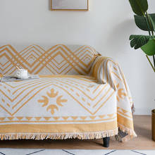 Nordic Multifunction Geometry Throw Blanket Decorative Slipcover Cobertor on Sofa Tassel Beach Dustproof Bed Blankets 2024 - buy cheap