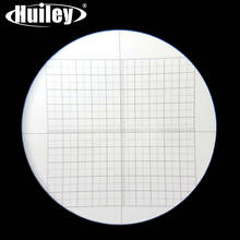 High Precision Microscope Eyepiece Ocular Micrometer Diameter 20 mm/ 24 mm DIV=0.1 Net Type Slides with Grid Cross Scale Reticle 2024 - buy cheap