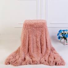 Soft Fur Throw Blanket on the Couch Long Shaggy Fuzzy Fur Faux Bed Sofa Blankets Warm Cozy With Fluffy Sherpa 2024 - buy cheap