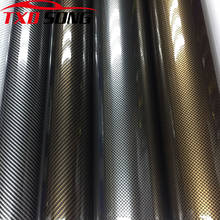 7 Sizes High Glossy 2D Carbon Fiber Vinyl Wrap Film DIY Auto Car Motorcycle Decorative Wrapping Sticker Car Accessories 2024 - buy cheap