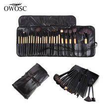 OWOSC 24pcs Makeup Brushes Set Eye Cosmetic Powder Foundation Eyeshadow Cosmetics Professional Eyebrows Makeup Brush Beauty Tool 2024 - buy cheap