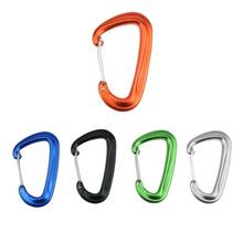 Aluminum Alloy Carabiner Keychain Outdoor Camping Climbing Snap Clip Lock Buckle Hook Fishing Tool 6Color 2024 - buy cheap
