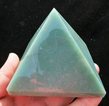 TOP ! perfect Aventurine jade !!crack-free !! natural quartz crystal pyramid 2024 - buy cheap