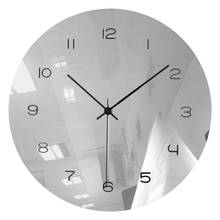 2021 nuevo De pared De acrílico espejo relojes novedad Reloj De pared De diseño moderno Horloge pared artística reloj De Parede Casa Decor reloj 2024 - compra barato