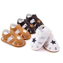 Summer Baby Boy Shoes Newborn Star Footwear Summer Toddler First Walker Pu Leather Infant Prewalker 2024 - buy cheap