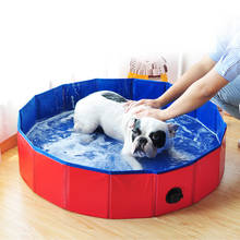 Piscina plegable para perros y gatos, bañera portátil de verano para exteriores, para interiores 2024 - compra barato