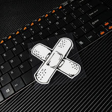 G111 Creative Scratches Cover Reflective Car Motorcycle Trunk Door Stickers Decals Cute Waterproof Band-aid Glue Sticker 2024 - buy cheap