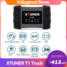 XTUNER T1 Heavy Duty Truck Auto Scanner For Truck Airbag ABS DPF Reset Scan OBD 2 Professional Car Diagnostic Tool Vpecker T1 2024 - buy cheap