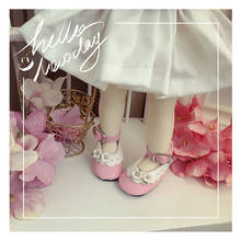 1/6 BJD shoes pink color shoes with flowers for 1/6 YOSD BJD shoes doll accessories doll shoes 2024 - buy cheap