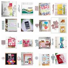 Estrada puzzel coração nó metal corte dados diy scrapbooking cartão álbum fazer artesanato estêncil novos dados 2020 17 2024 - compre barato