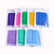 100PCS/Pack Microbrushes for Eyelash Extension Makeup Brushes Swab Disposable Individual Applicators Mascara Eyelashes Brushes 2024 - buy cheap