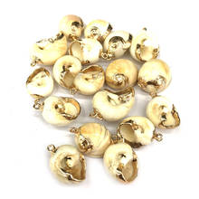 Concha natural moda conchas pingentes encantos colar pingente para fazer jóias diy pulseira colares acessórios tamanho 17x25mm 2024 - compre barato