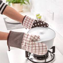 1Pc Cotton Oven Mitt Kitchen Cooking Microwave Oven Gloves Pot Holder Heatproof Mitts BBQ Gloves Camping Potholder 2024 - buy cheap