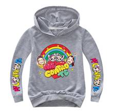 2-16Y 2019 New Cartoon Me Contro Te Print Hoodies Kids Spring Autumn Outfit Children Sweatshirts Girls Long Sleeves Sweater 2024 - buy cheap