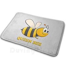 Queen Bee Mat Rug Carpet Anti-Slip Floor Mats Bedroom Bee Queen Bee Queen Bees Insect Save The Bees Black Crown Honey Yellow 2024 - buy cheap