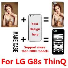 Diy personalizado personalizado nome da foto personalizar impressão seu design capa de imagem para lg g8s thinq 2024 - compre barato