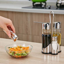 Spice Organizer Seasoning Bottle Set Condiment Holder Seasoning Rack Oil Vinegar Dispensers Salt Pepper Shakers Jars for Spices 2024 - buy cheap