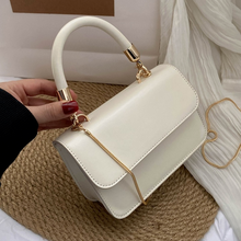 High-quality Casual Retro Portable Ladies Small Bag 2021 New Korean Fashion One-shoulder Messenger Chain Small Square Bag 2024 - buy cheap