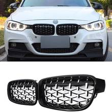 Front Kidney Grill, Front Hood Diamond Grille Meteor Grill for-BMW F30 F31 F35 320I 328I 335I 2012-2018 2024 - buy cheap