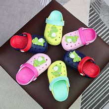 Baby Slippers Boys' Indoor Home Slippers Children's Hole Shoes Non-slip Girls Sandals Funny Toddler Girls Crocodile House Shoes 2024 - buy cheap