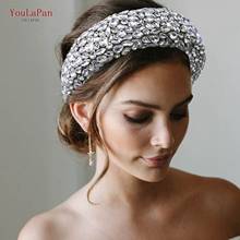 YouLaPan HP364 Luxurious Full Rhinestones Hair Hoop Wedding Headbands for Women Tiara Diamond Headband Bride Jewelry Decorations 2024 - buy cheap
