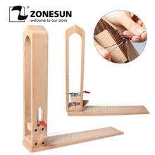 ZONESUN-Herramientas de costura de madera, Clip de retención Artesanal de cuero, juego de herramientas de mano para mesa, costura de escritorio, cordones, abrazadera de caballo 2024 - compra barato