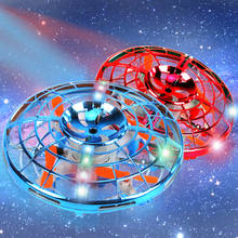 Mini Dron teledirigido UFO de levitación para niños, cuadricóptero teledirigido de doble modo con sensor manual, teledirigido flayaball helicóptero, juguetes de inducción 2024 - compra barato