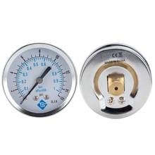 0-15psi 0-1bar/kpa*100 Pressure Gauge 1/4" NPT Back Mount 62mm Dial Pressure Monitor Meter 2024 - buy cheap