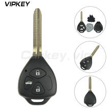 Remotekey 3 Buttons 434mhz TOY43 Remote Key fob For Toyota HILUX Rav4 2006 2007 2008 2009 2010 G chip remote control 2024 - buy cheap