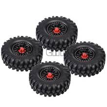 1/10 4Pc Alloy 1.9" Beadlock Wheel Rim & 96mm 100mm 106mm 108mm 110mm 112mm 120mm RC Tires For RC Crawler Car Jimny Axial Tamiya 2024 - buy cheap