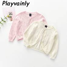 Baby Girl Cardigan Toddler Girl Sweater Knitting Wool Fashion Thin Coat Toddler Kids Clothes WL006 2024 - buy cheap