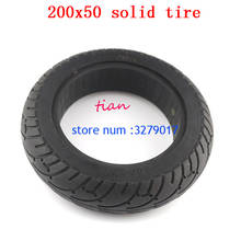 Good quality Tires 200x50 Solid Tire with Grooves for 8'' Electric Scooters 200*50 Solid Tyre motor 2024 - buy cheap