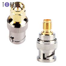 BNC Male Plug To SMA  Male/Female Jack Straight RF Connector Adapter diy electronics 2024 - buy cheap