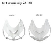 Carenagem nasal sem pintura para kawasaki ninja, para modelos zzr1400 2006-2010 2011 2012 2013 2014 2015 2016 2017 2018 2024 - compre barato